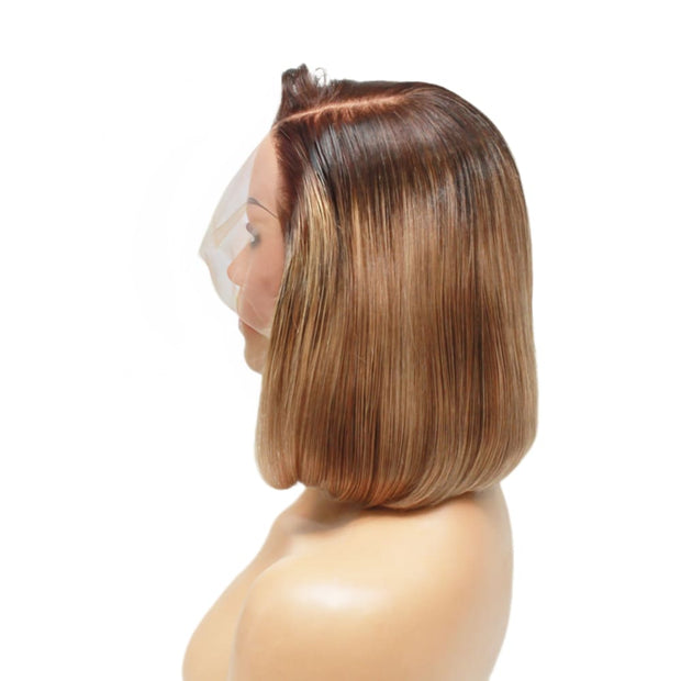 Pre-Made Dirty Blonde Human Hair Lace Wig (8058620182837)
