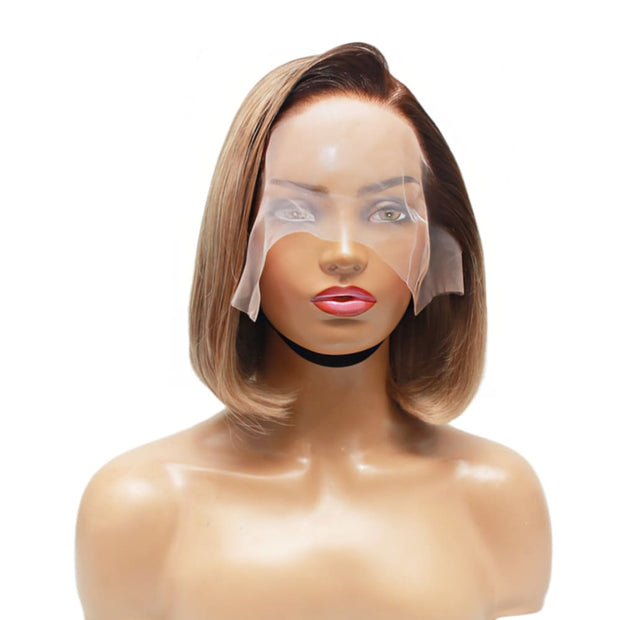 Pre-Made Dirty Blonde Human Hair Lace Wig (8058620182837)