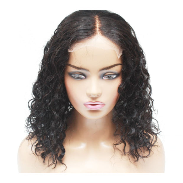 Pre-Made Water Wavy Human Hair Lace Closure Wig - $265 Pre Made Human Hair Wig QualityHairByLawlar (6748169896022)