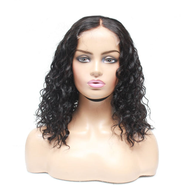 Pre-Made Water Wavy Human Hair Lace Closure Wig - $265 Pre Made Human Hair Wig QualityHairByLawlar (6748169896022)