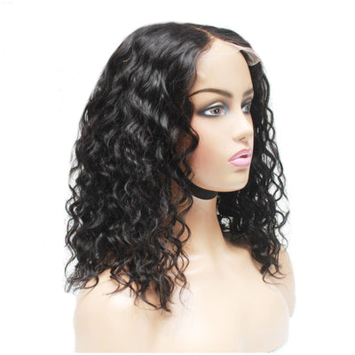 Pre-Made Water Wavy Human Hair Lace Closure Wig - $265 Pre Made Human Hair Wig QualityHairByLawlar (6748169896022)