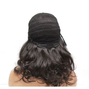 Raw Hair- Indonesian Human Hair Side Sweep Wavy Lace front Wig - $385 Lace Front Wig QualityHairByLawlar (4991605735510)