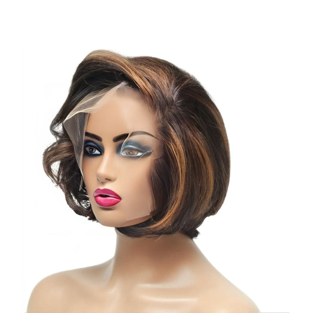 Raw Hair - Vietnamese Cropped Balayage Lace Front Wig (8112885498165)