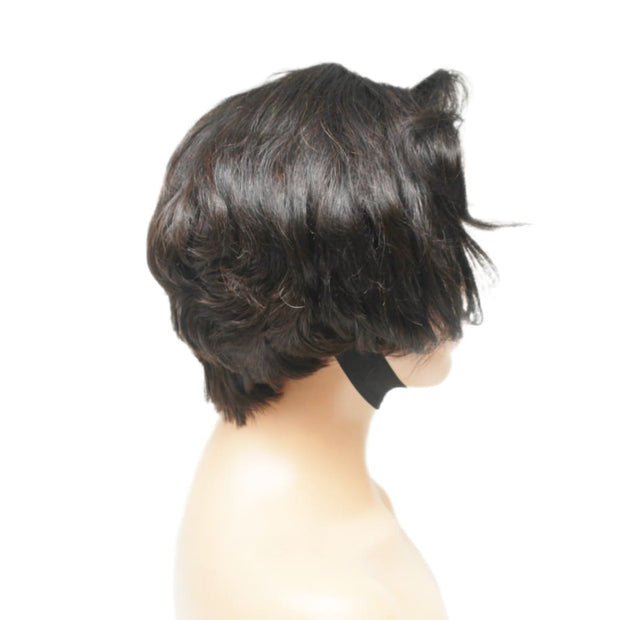 Raw Hair -Vietnamese Human Hair Cropped Lace Frontal Wig (8112893428021)