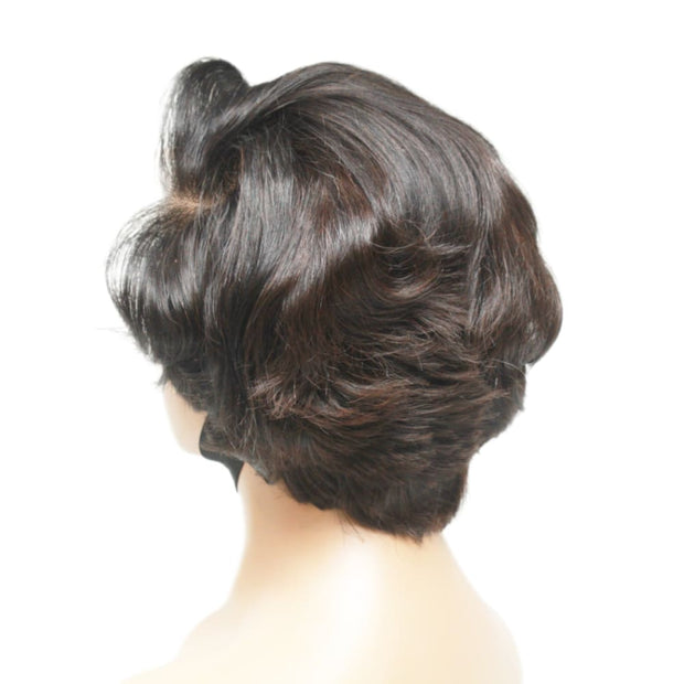 Raw Hair -Vietnamese Human Hair Cropped Lace Frontal Wig (8112893428021)