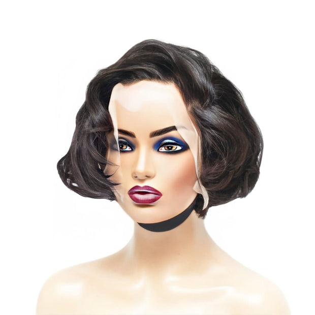 Raw Hair -Vietnamese Human Hair Cropped Lace Frontal Wig (8112893428021)