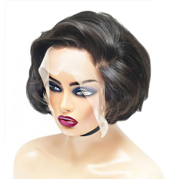 Raw Hair -Vietnamese Human Hair Cropped Lace Frontal Wig (8112893428021)