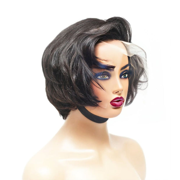 Raw Hair -Vietnamese Human Hair Cropped Lace Frontal Wig (8112893428021)