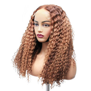 Raw Hair - Vietnamese Loose Curly Ombre Lace Front Wig- 18" (6645271789654)