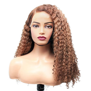 Raw Hair - Vietnamese Loose Curly Ombre Lace Front Wig- 18" (6645271789654)