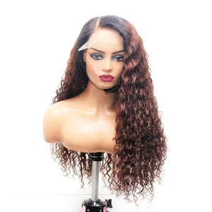 Raw Hair - Vietnamese Loose Wave Ombre Lace Front Wig- 24" (6629261410390)