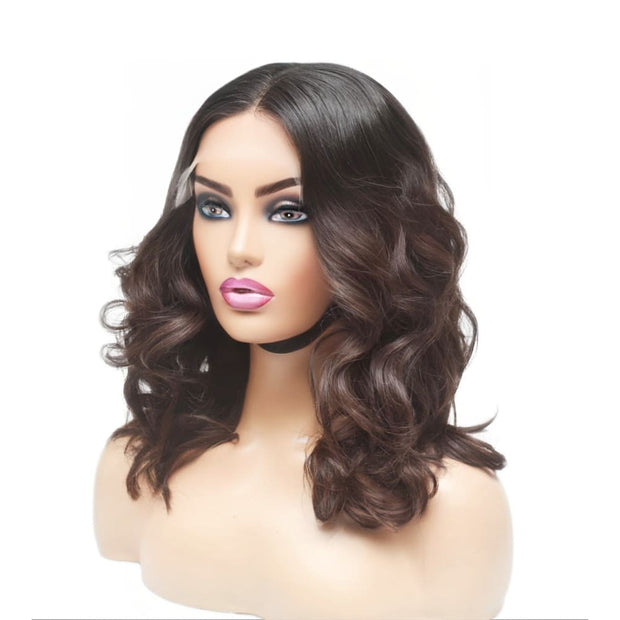 Raw Hair - Vietnamese Natural Wavy Ombre Lace Front Wig (8099752116533)