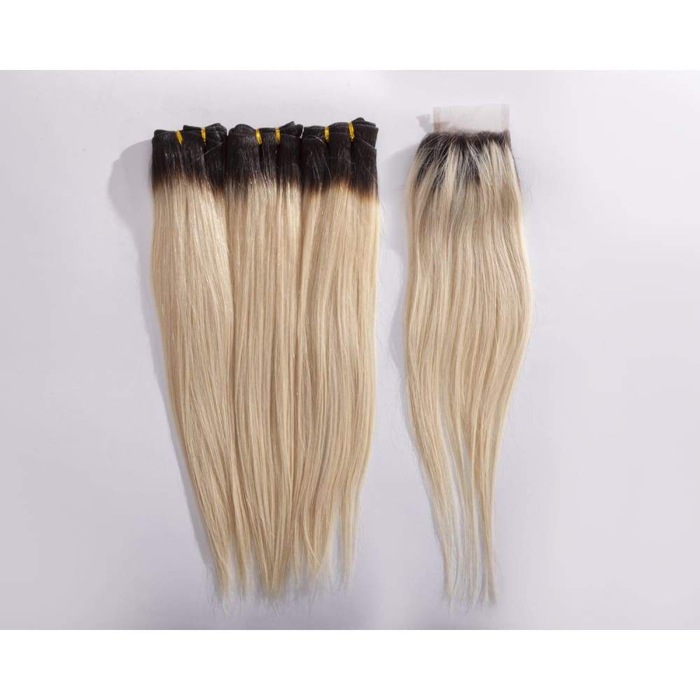 Russian Ombre Human Hair 3pcs Bundle & Lace Closure Deal - 16+16+16+14 closure $305.00 Bundle & Closure Deals QualityHairByLawlar (9912766540)