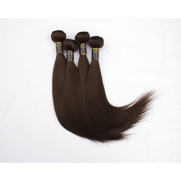 Russian Virgin Human Hair Extensions (Chocolate Brown) - 14 $70.00 Peruvian Virgin Hair Extensions QualityHairByLawlar (7622193222)