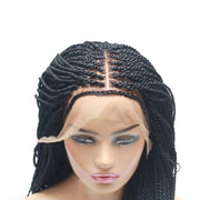 Senegalese Twist Fully Hand Braided Lace Wig- Black - Medium - 56cm $175 Senegalese Twists QualityHairByLawlar (10347462540)
