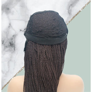 Senegalese Twist Fully Hand Braided Lace Wig- Brown - Medium - 56cm $200 Senegalese Twists QualityHairByLawlar (4979509264470)