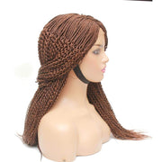Spiral Curly Fully Hand Braided Lace Wig (#33/30) - Medium - 56cm $185 Box Braids QualityHairByLawlar (4983308779606)